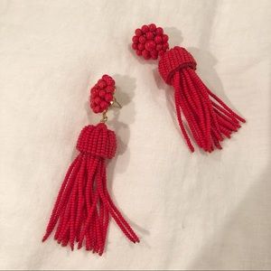 Lisi Lerch Jewelry - Red Tassel Lisi Lerch Earrings Lisi Lerch Jewelry - Red Tassel Lisi Lerch Earrings